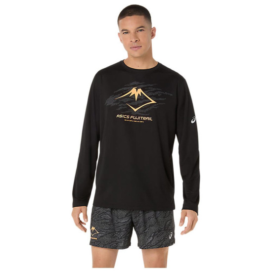 Asics Ανδρική μακρυμάνικη μπλούζα Fujitrail Logo Logn Sleeve Tee